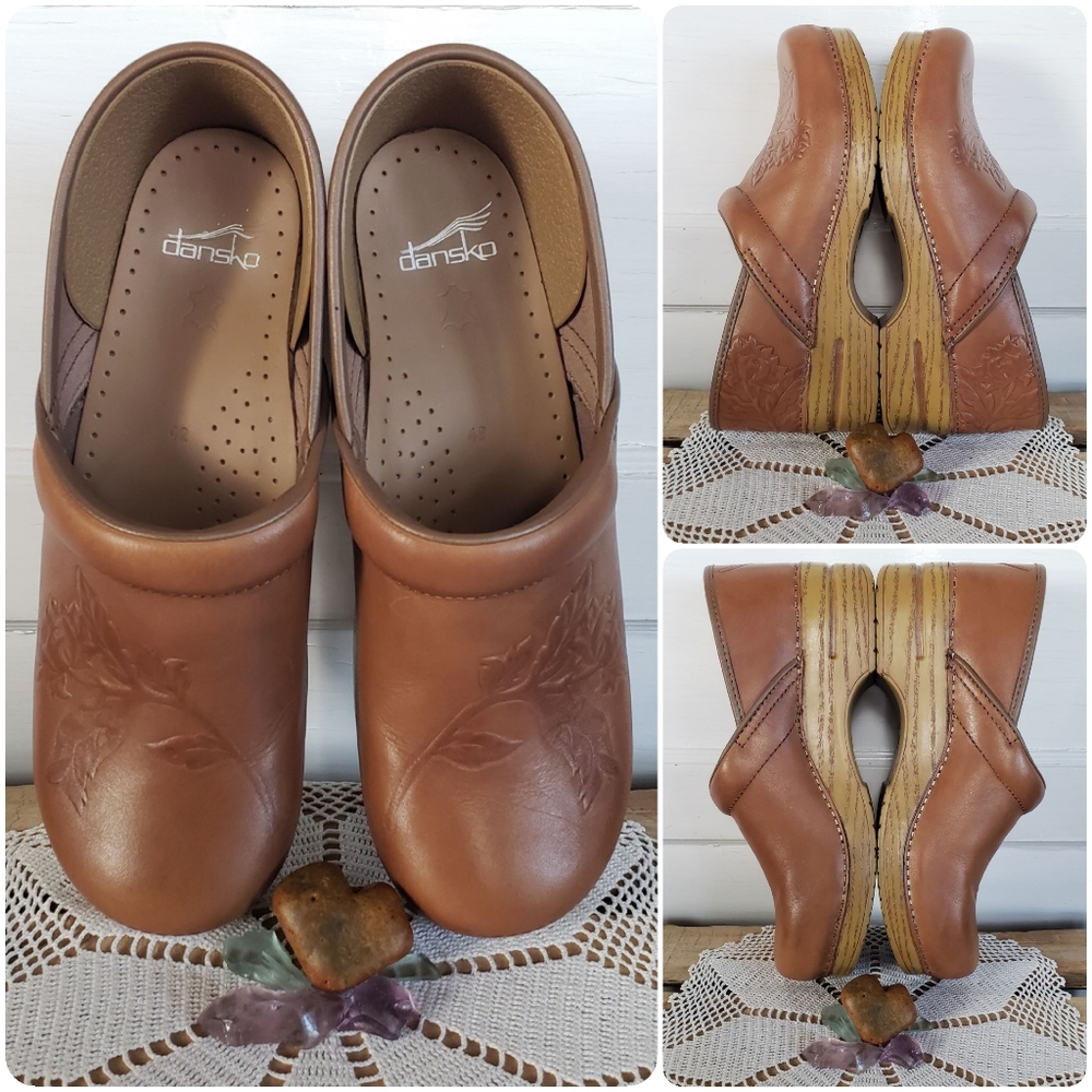 ⚘AvaiLable⚘inQuire⚘Rustic Honey Dansko Pro Clog Floral Cottage 36 37 38 40 41 42 - Picture 8 of 13